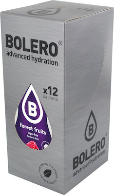 Bolero Juice Powder 1.5L σε Νερό Φρούτα του Δάσους Sugar Free 9gr 12pcs