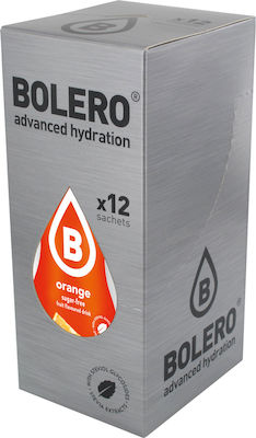 Bolero Suc în Pudră 1.5L σε Νερό Portocaliu Fără zahăr 9gr 12buc