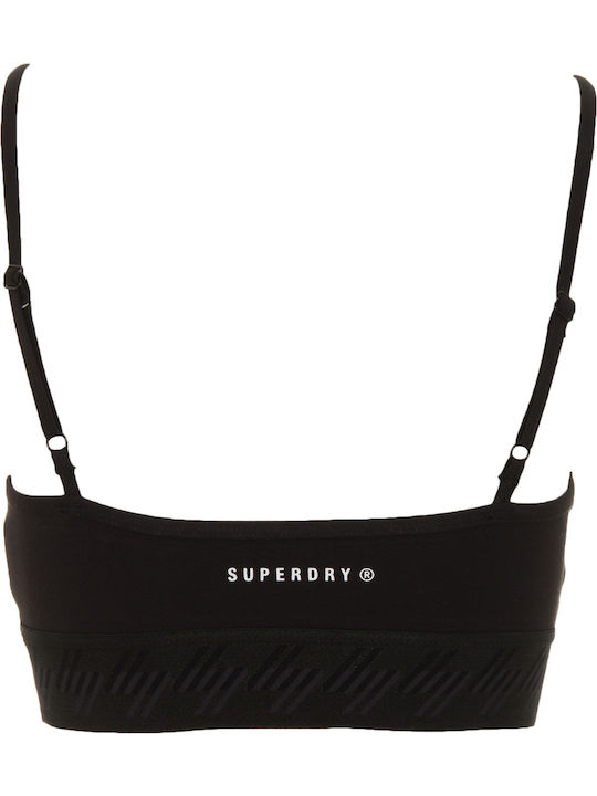 Superdry Basic Essential Women's Bra without Padding Black