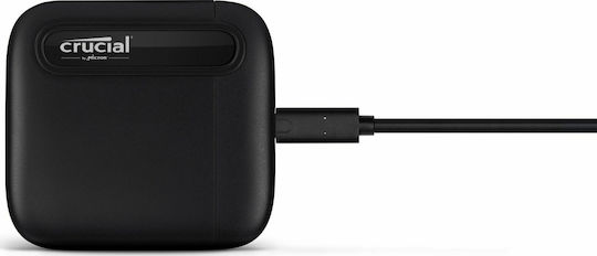 Crucial X6 USB 3.1 / USB-C Εξωτερικός SSD 500GB 2.5" Μαύρο