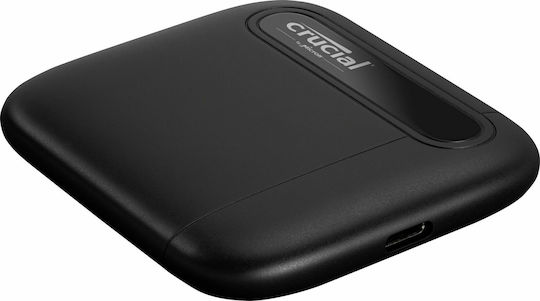Crucial X6 USB 3.1 / USB-C Εξωτερικός SSD 500GB 2.5" Μαύρο