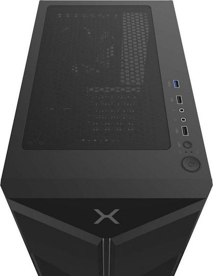 Krux Astral Gaming Middle Tower Carcasă Calculator cu Fereastră Laterală și Iluminare RGB Negru