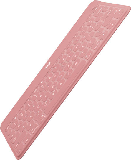 Logitech Keys-To-Go Fără fir Bluetooth Doar tastatura Engleză US Roz
