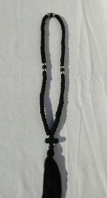 Prayer Beads 100άρι με Χάντρα Μαύρη Μαύρο