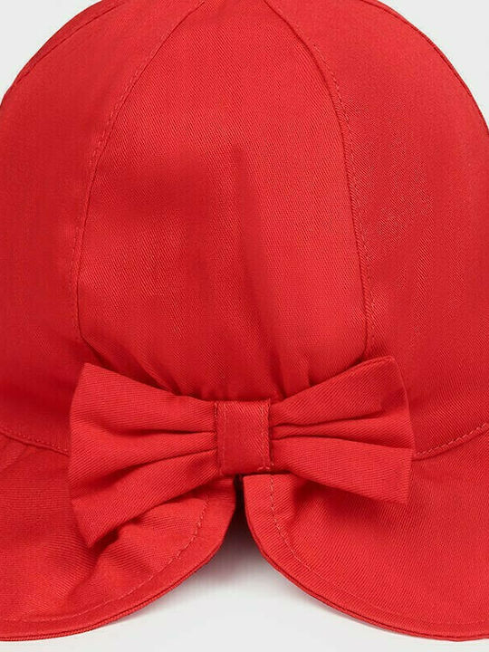Mayoral Kids' Hat Bucket Fabric Red