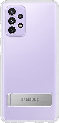Samsung Clear Standing Cover Back Cover Πλαστικό / Σιλικόνης Διάφανο (Galaxy A72)