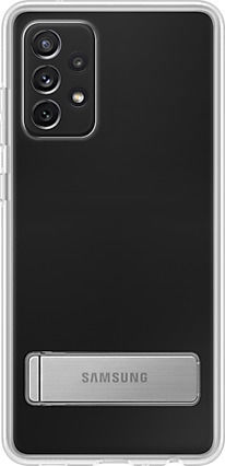 Samsung Clear Standing Cover Back Cover Πλαστικό / Σιλικόνης Διάφανο (Galaxy A72)