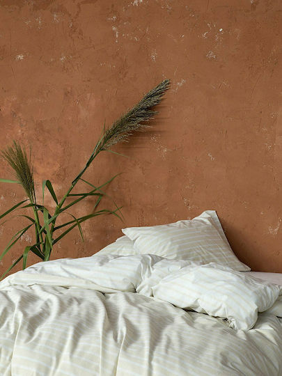 Nima Sheet Sets Single with Elastic 100x200+32cm. Evenness Beige 3pcs
