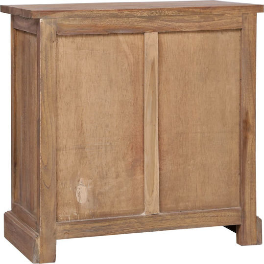 Chest of Drawers of Solid Wood with 4 Drawers 60x30x60cm