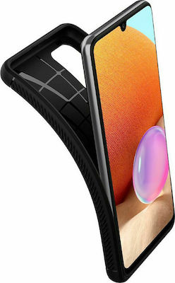 Spigen Rugged Armor Umschlag Rückseite Silikon Schwarz (Galaxy A72) ACS02324