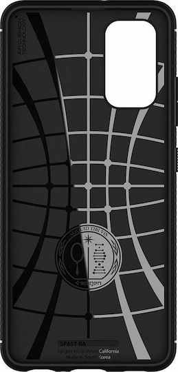Spigen Rugged Armor Back Cover Σιλικόνης Μαύρο (Galaxy A72)