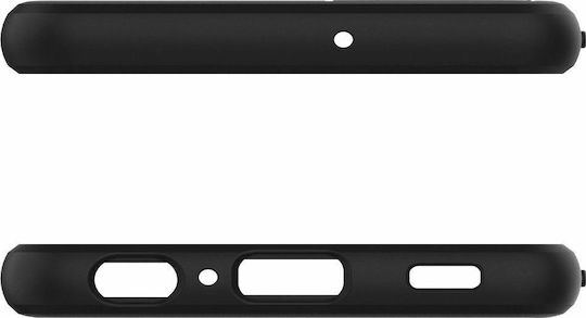 Spigen Rugged Armor Back Cover Σιλικόνης Μαύρο (Galaxy A72)