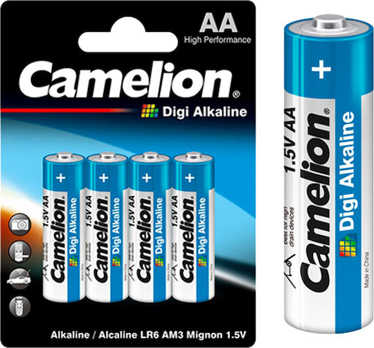 Camelion Digi Alkaline Batterien AA 1.5V 4Stück