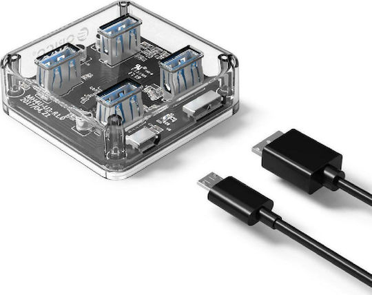 Orico MH4U-U3 USB 3.0 4 Port Hub with USB-A Connection White