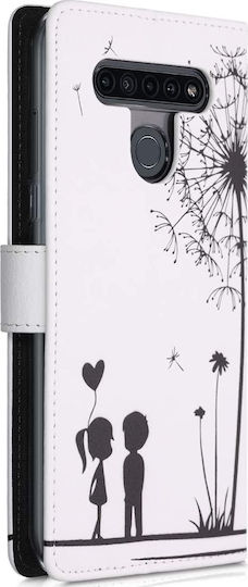 KWmobile Book Δερματίνης Λευκό (LG K41s)