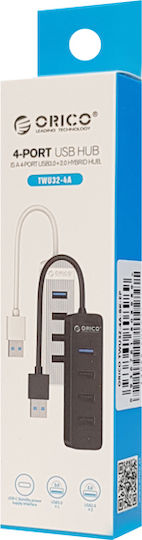 Orico TWU32-4A USB Hub 5 Ports USB 3.0 with USB-A Connection
