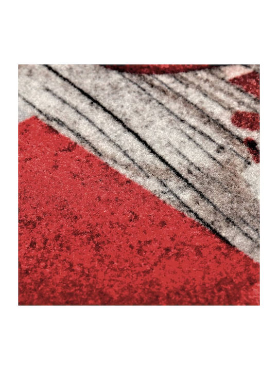 vidaXL Tomato Kitchen Mat Runner with Anti-slip Underlay Red 60x180εκ.