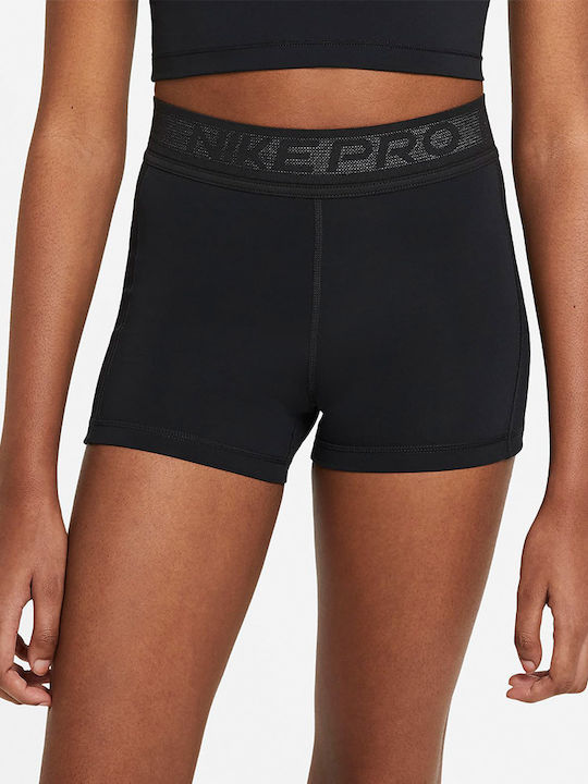 Nike Pro Women's Training Legging Shorts Dri-Fit Black