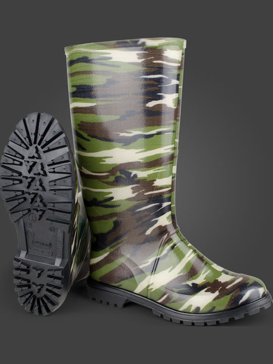 Galaxy Camo Водоустойчиви гумени ботуши за лов в цвят Каки