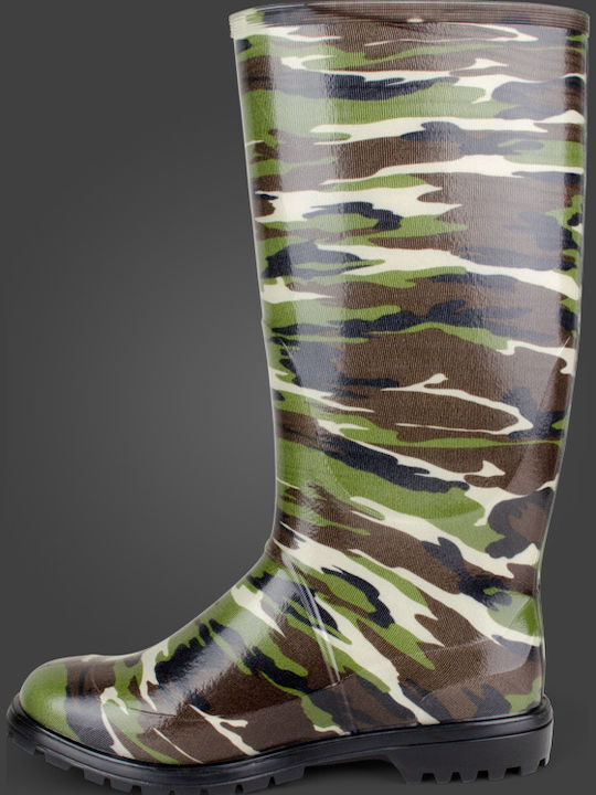 Galaxy Camo Водоустойчиви гумени ботуши за лов в цвят Каки