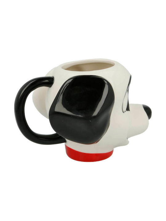 Stor 3D 101 Dalmatians Mug Ceramic White 325ml