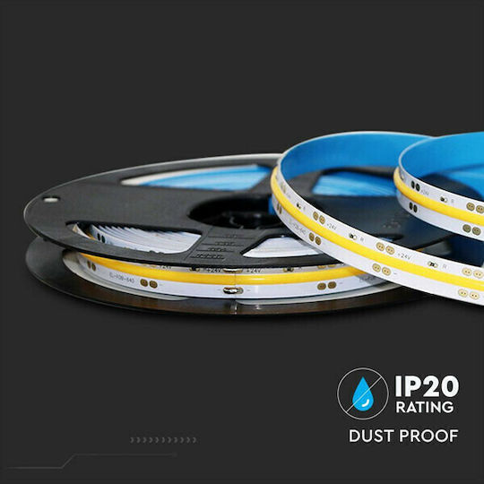 V-TAC LED-Streifen 24V Kaltweiß Licht 5m Typ COB