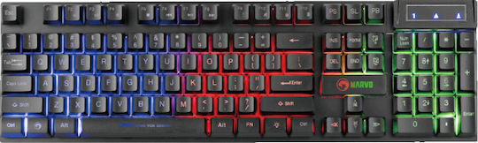 Marvo CM409 Σετ Gaming Πληκτρολόγιο με RGB φωτισμό & Ποντίκι (Αγγλικό US)