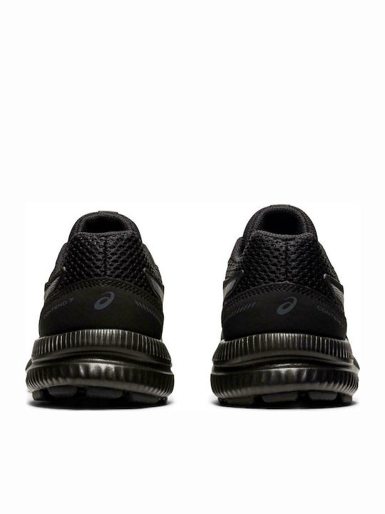 Contend 7 GS Kids Sports Shoes Running with Laces Black