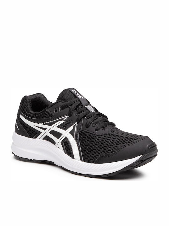 Contend 7 GS Αθλητικά Παιδικά Παπούτσια Running με Κορδόνια Μαύρα