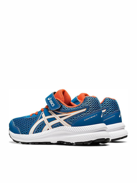 Gt 1000 10 Ps Kids Sports Shoes Running with Hoop & Loop Closure Blue