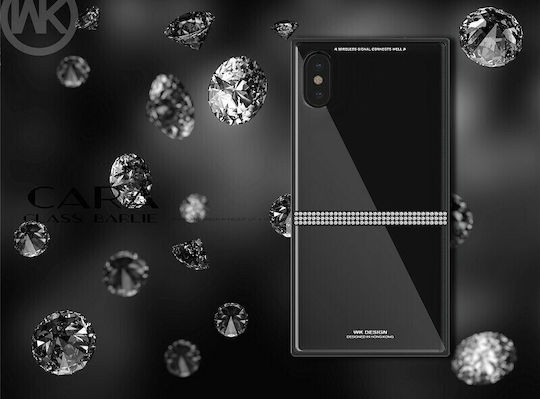 WK Cara Back Cover Πλαστικό Μαύρο (iPhone X / XS)
