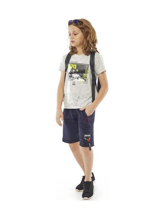 Hashtag Kids Shorts/Bermuda Fabric Βερμούδα Μακό Black