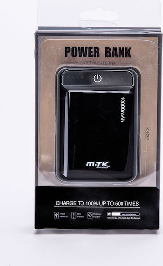 Moveteck K3632 Power Bank 10000mAh με Θύρα USB-A Μαύρο