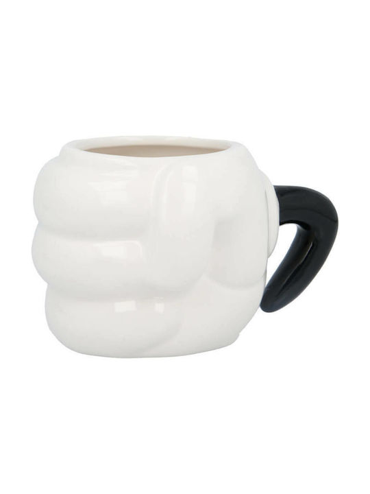 Stor Mickey Fist Tasse Keramik Weiß 450ml 1Stück