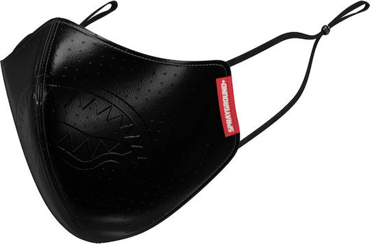 Sprayground Midnight Shark Protective Mask Fabric Black 1 Piece