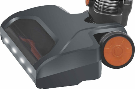 Hoomei HM-2180 Επαναφορτιζόμενη Σκούπα 2 σε 1 Stick & Χειρός 22.2V Πορτοκαλί