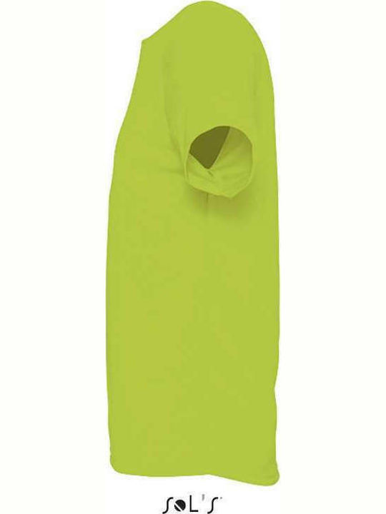 Sol's Sporty Men's Short Sleeve Promotional T-Shirt Green