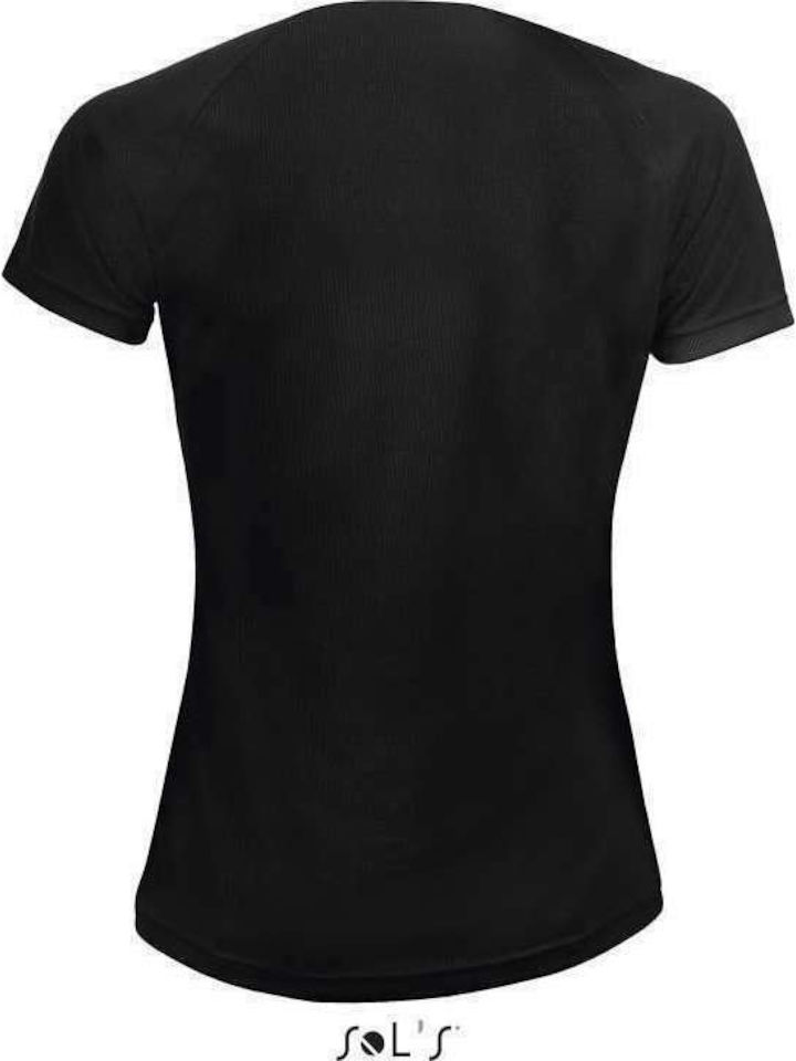 Sol's Sporty Werbe-T-Shirt in Schwarz Farbe