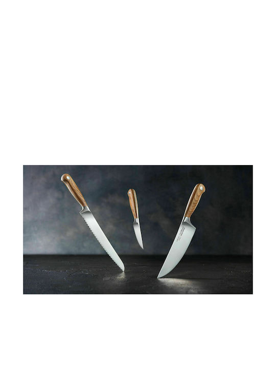 Tescoma Feelwood Messer Santoku aus rostfreiem Stahl 17cm