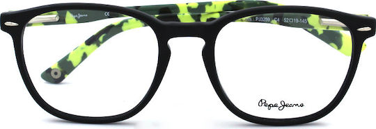 Pepe Jeans Otis Kunststoff Brillenrahmen Schwarz PJ3259-C4