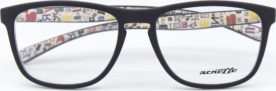 Arnette Plastic Eyeglass Frame Black AN7153 2546