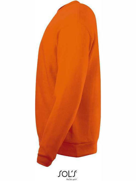 Sol's Spider Men's Long Sleeve Promotional Sweatshirt Orange