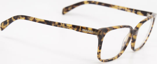 Diesel Rame Ochelari Pentru Femei Acetat Maro Tortoise DL5055-053