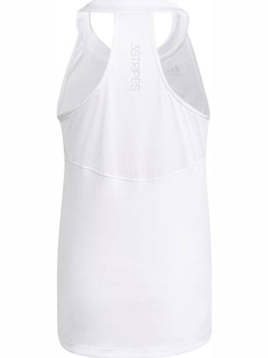 Adidas Kids Blouse Sleeveless White Club Tennis