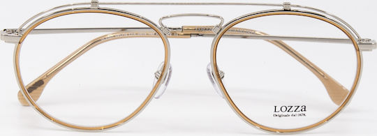 Lozza Metal Eyeglass Frame Gold VL2321 0579