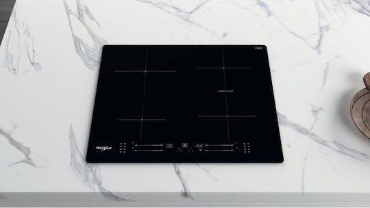 Whirlpool Induction Cooktop Autonomous with Child Lock Function 59x51εκ.