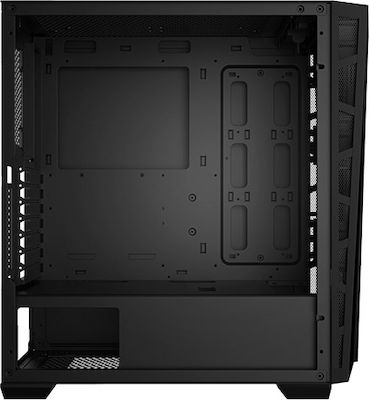Xigmatek Cyclops Jocuri Turnul Midi Cutie de calculator cu fereastră laterală Negru
