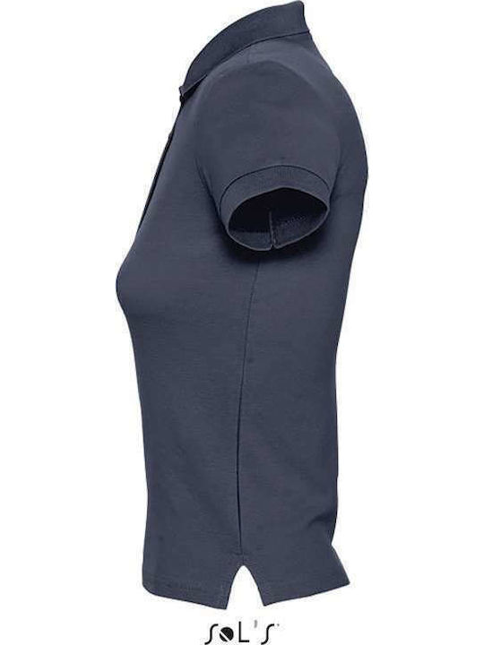 Sol's People Women's Short Sleeve Promotional T-Shirt Navy Blue