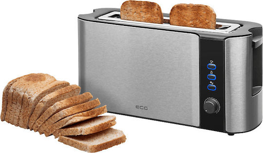 ECG ST 10630 SS ST10630SS Toaster 2 Schlitze 1000W Inox