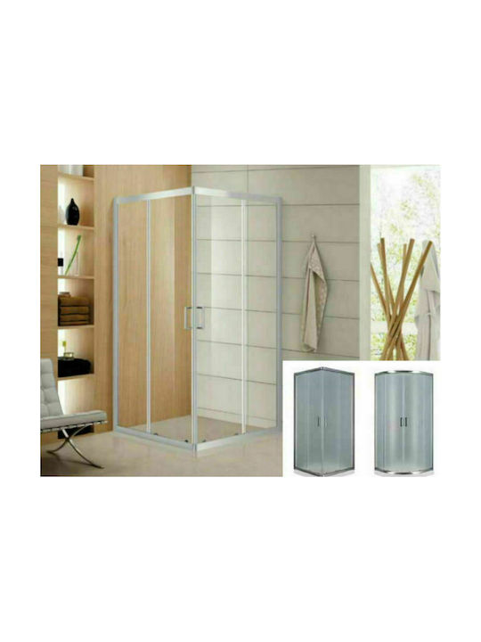 Aquarelle Venia 10 Cabin for Shower with Sliding Door 80x110x185cm Mat